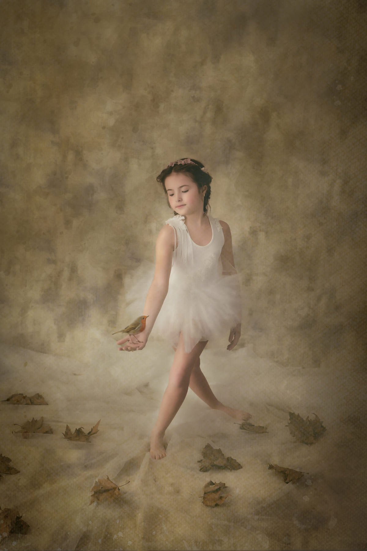 retrato de bailarina fine art