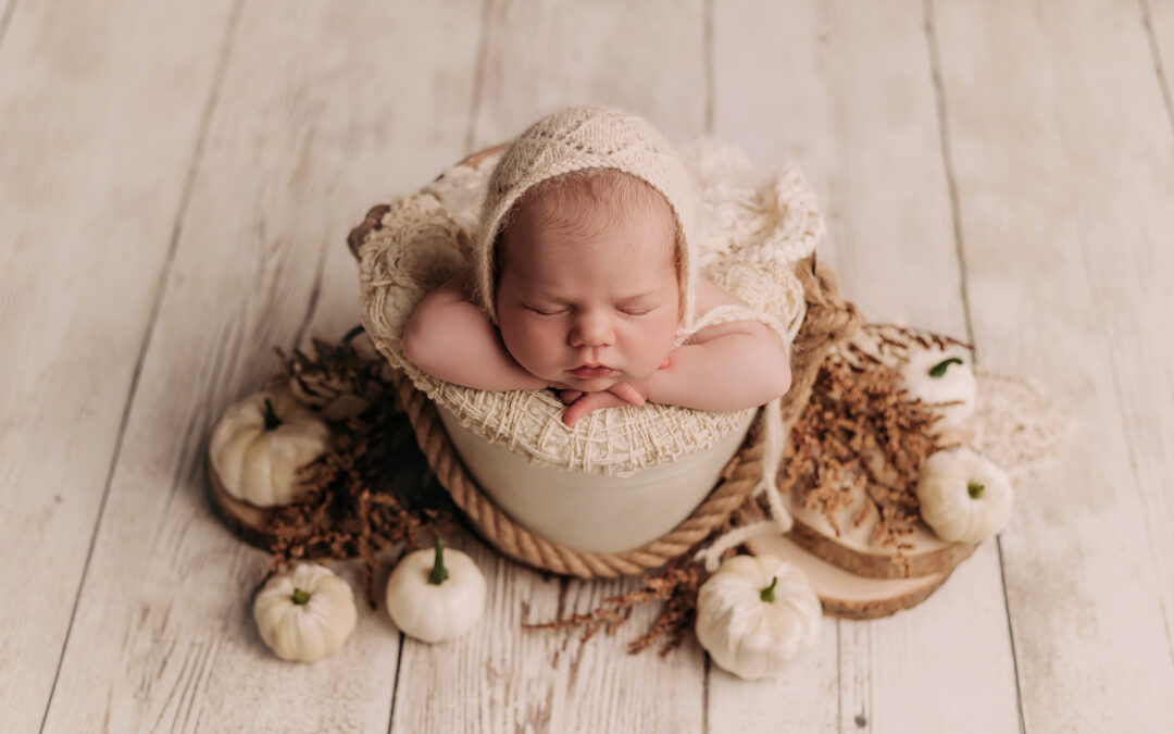 reportaje fotográfico de recién nacido atemporal