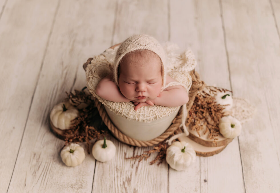 reportaje fotográfico de recién nacido atemporal