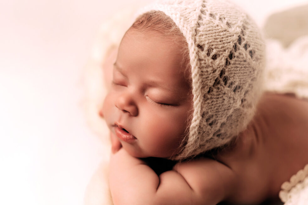 reportaje fotográfico de recién nacido en estudio de fotografía madrid